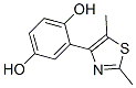 1,4-Benzenediol, 2-(2,5-dimethyl-4-thiazolyl)- (9CI)