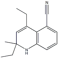 5-Quinolinecarbonitrile,2,4-diethyl-1,2-dihydro-2-methyl-(9CI)