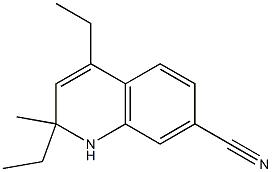 7-Quinolinecarbonitrile,2,4-diethyl-1,2-dihydro-2-methyl-(9CI)