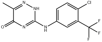 3-[4-chloro-3-(trifluoromethyl)anilino]-6-methyl-1,2,4-triazin-5(4H)-one