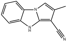 4H-Pyrrolo[1,2-a]benzimidazole-3-carbonitrile,2-methyl-(9CI)