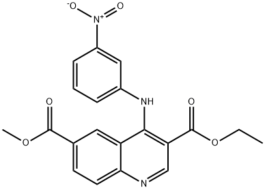3-ethyl 6-methyl 4-{3-nitroanilino}-3,6-quinolinedicarboxylate
