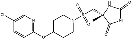 (S)-5-(((4-((5-chloropyridin-2-yl)oxy)piperidin-1-yl)sulfonyl)Methyl)-5-MethyliMidazolidine-2,4-dione