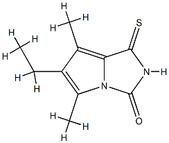 3H-Pyrrolo[1,2-c]imidazol-3-one,6-ethyl-1,2-dihydro-5,7-dimethyl-1-thioxo-(9CI)