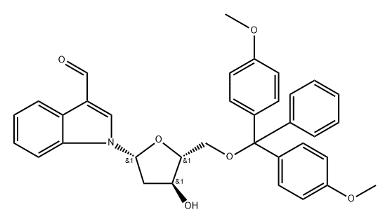 5'-O-(4,4'-Dimethoxytrityl)-3-formylindole-2'-deoxyriboside