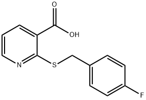 2-[(4-fluorobenzyl)thio]nicotinic acid