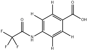 4-(Trifluoroacetylamino)benzoic Acid-d4
