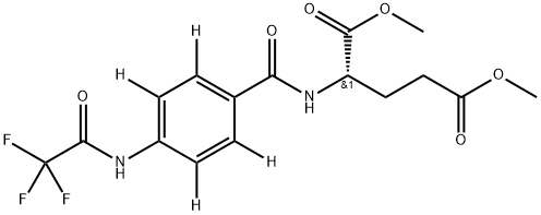 N-[4-[(Trifluoroacetyl)amino]benzoyl-d4]-L-glutamic Acid Dimethyl Ester