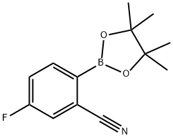 5-氟-2-(4,4,5,5-四甲基-1,3,2-二氧杂环己硼烷-2-基)苯腈