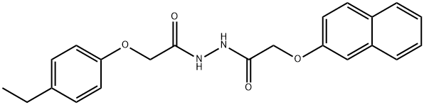 2-(4-ethylphenoxy)-N'-[(naphthalen-2-yloxy)acetyl]acetohydrazide