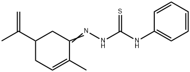 5-isopropenyl-2-methyl-2-cyclohexen-1-one N-phenylthiosemicarbazone