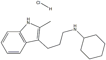 N-[3-(2-methyl-1H-indol-3-yl)propyl]cyclohexanamine hydrochloride