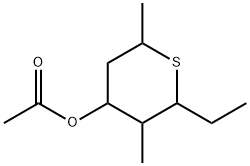 2H-Thiopyran-4-ol,2-ethyltetrahydro-3,6-dimethyl-,acetate(9CI)