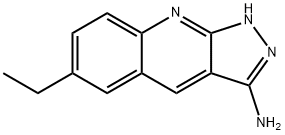 1H-Pyrazolo[3,4-b]quinolin-3-amine,6-ethyl-(9CI)