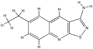 Isothiazolo[5,4-b]quinolin-3-amine, 6-ethyl- (9CI)
