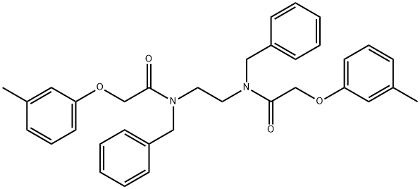 N,N'-1,2-ethanediylbis[N-benzyl-2-(3-methylphenoxy)acetamide]