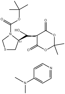 N-BOC-THIAZOLIDINE-CARBOXYLIC ACID - MELDRUM'S ACID ADDUCT, DMAP SALT