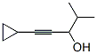 1-Pentyn-3-ol, 1-cyclopropyl-4-methyl- (9CI)