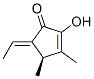 2-Cyclopenten-1-one,5-ethylidene-2-hydroxy-3,4-dimethyl-,(4R,5E)-(9CI)