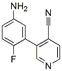 4-Pyridinecarbonitrile,  3-(5-amino-2-fluorophenyl)-