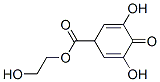 2,5-Cyclohexadiene-1-carboxylic acid, 3,5-dihydroxy-4-oxo-, 2-hydroxyethyl ester (9CI)