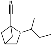 2-Azabicyclo[2.1.1]hexane-1-carbonitrile,2-(1-methylpropyl)-(9CI)