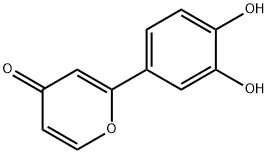4H-Pyran-4-one, 2-(3,4-dihydroxyphenyl)- (9CI)