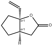 2H-Cyclopenta[b]furan-2-one,6a-ethenylhexahydro-,(3aR,6aS)-rel-(9CI)
