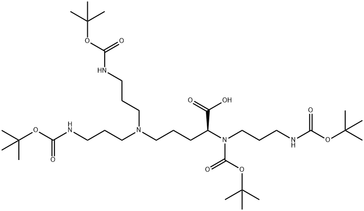 NΑ-BOC-NΑ,Δ,Δ-三(3-BOC-氨基丙基)-L-鸟氨酸