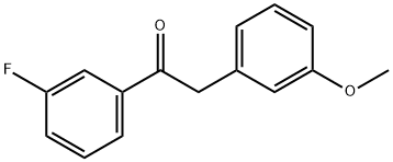 1-(3-FLUOROPHENYL)-2-(3-METHOXYPHENYL)-1-ETHANONE