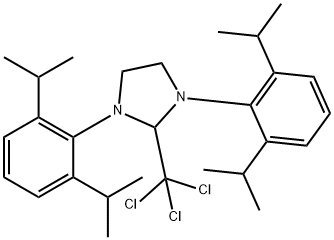 1,3-双[2,6-双(1-甲基乙基)苯基]-2-(三氯甲基)咪唑烷