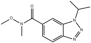 1-ISOPROPYL-N-METHOXY-N-METHYL-1H-BENZO[D][1,2,3]TRIAZOLE-6-CARBOXAMIDE