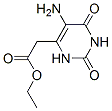 4-Pyrimidineacetic acid, 5-amino-1,2,3,6-tetrahydro-2,6-dioxo-, ethyl ester (9CI)