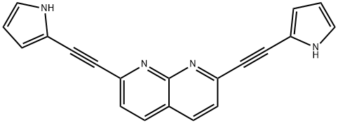 2,7-BIS-(1H-PYRROL-2-YL)ETHYNYL-1,8-NAPHTHRIDINE