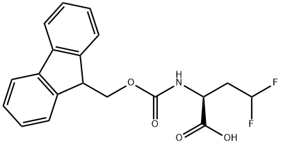 (S)-2-(9H-芴-9-基甲氧基酰胺基)4,4-二氟丁酸