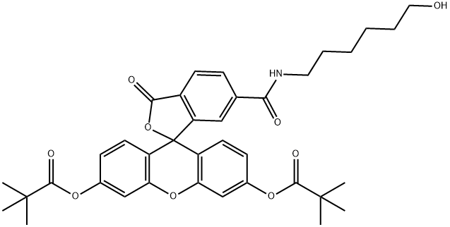 N-(6-HYDROXYHEXYL)-6-CARBOXAMIDOFLUORESCEIN DIPIVALATE