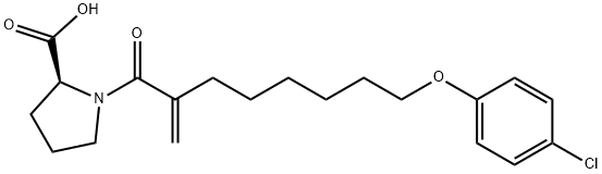 8-(4-Chlorophenoxy)-2-methylene-octanoic Acid L-Prolinamide