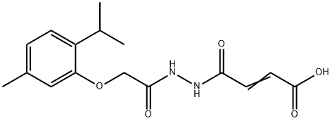 (E)-4-{2-[2-(2-isopropyl-5-methylphenoxy)acetyl]hydrazino}-4-oxo-2-butenoic acid
