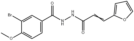 3-bromo-N'-[(2E)-3-(furan-2-yl)prop-2-enoyl]-4-methoxybenzohydrazide