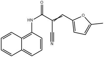 (E)-2-cyano-3-(5-methylfuran-2-yl)-N-(naphthalen-1-yl)acrylamide
