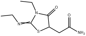 5-Thiazolidineacetamide,3-ethyl-2-(ethylimino)-4-oxo-(9CI)