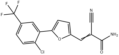 (E)-3-(5-(2-chloro-5-(trifluoromethyl)phenyl)furan-2-yl)-2-cyanoacrylamide