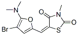 2,4-Thiazolidinedione,  5-[[4-bromo-5-(dimethylamino)-2-furanyl]methylene]-3-methyl-