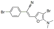 Benzeneacetonitrile,  4-bromo--alpha--[[4-bromo-5-(dimethylamino)-2-furanyl]methylene]-