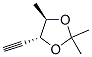 1,3-Dioxolane, 4-ethynyl-2,2,5-trimethyl-, (4R,5R)- (9CI)