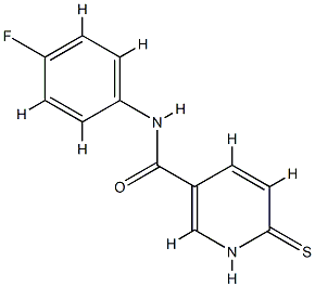 3-Pyridinecarboxamide,N-(4-fluorophenyl)-1,6-dihydro-6-thioxo-(9CI)