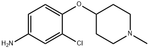 3-chloro-4-[(1-methyl-4-piperidinyl)oxy]benzenamine