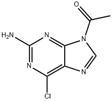 1-(2-AMino-6-chloropurin-9-yl)ethanone
