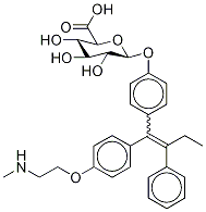 N-Desmethyl-4-hydroxy Tamoxifen β-D-Glucuronide 
(E/Z Mixture)