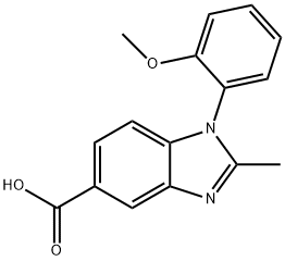 1-(2-甲氧苯基)-2-甲基-1H-苯并咪唑-5-羧酸